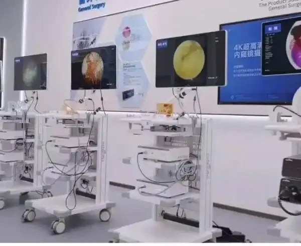 Xishan Medical advanced surgical visualization and endoscopy systems showroom