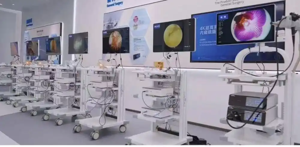 Xishan Medical advanced surgical visualization and endoscopy systems showroom